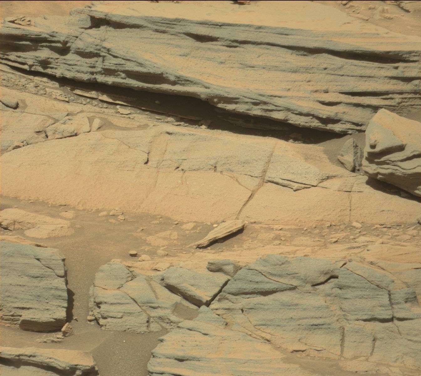 Nasa's Mars rover Curiosity acquired this image using its Mast Camera (Mastcam) on Sol 1136