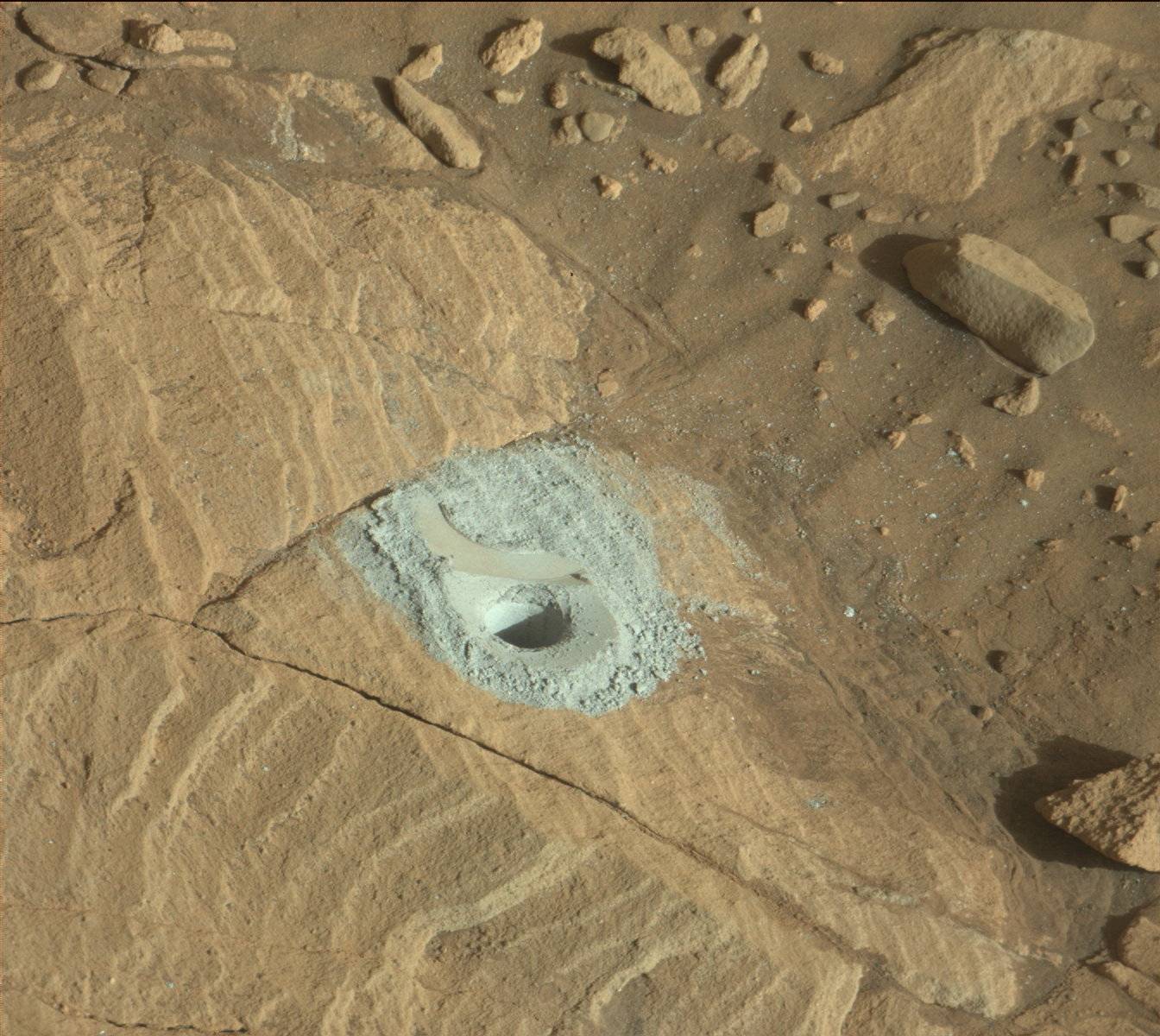 Nasa's Mars rover Curiosity acquired this image using its Mast Camera (Mastcam) on Sol 1143