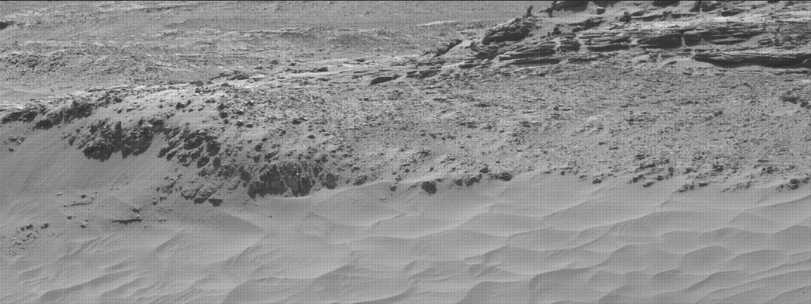 Nasa's Mars rover Curiosity acquired this image using its Mast Camera (Mastcam) on Sol 1157