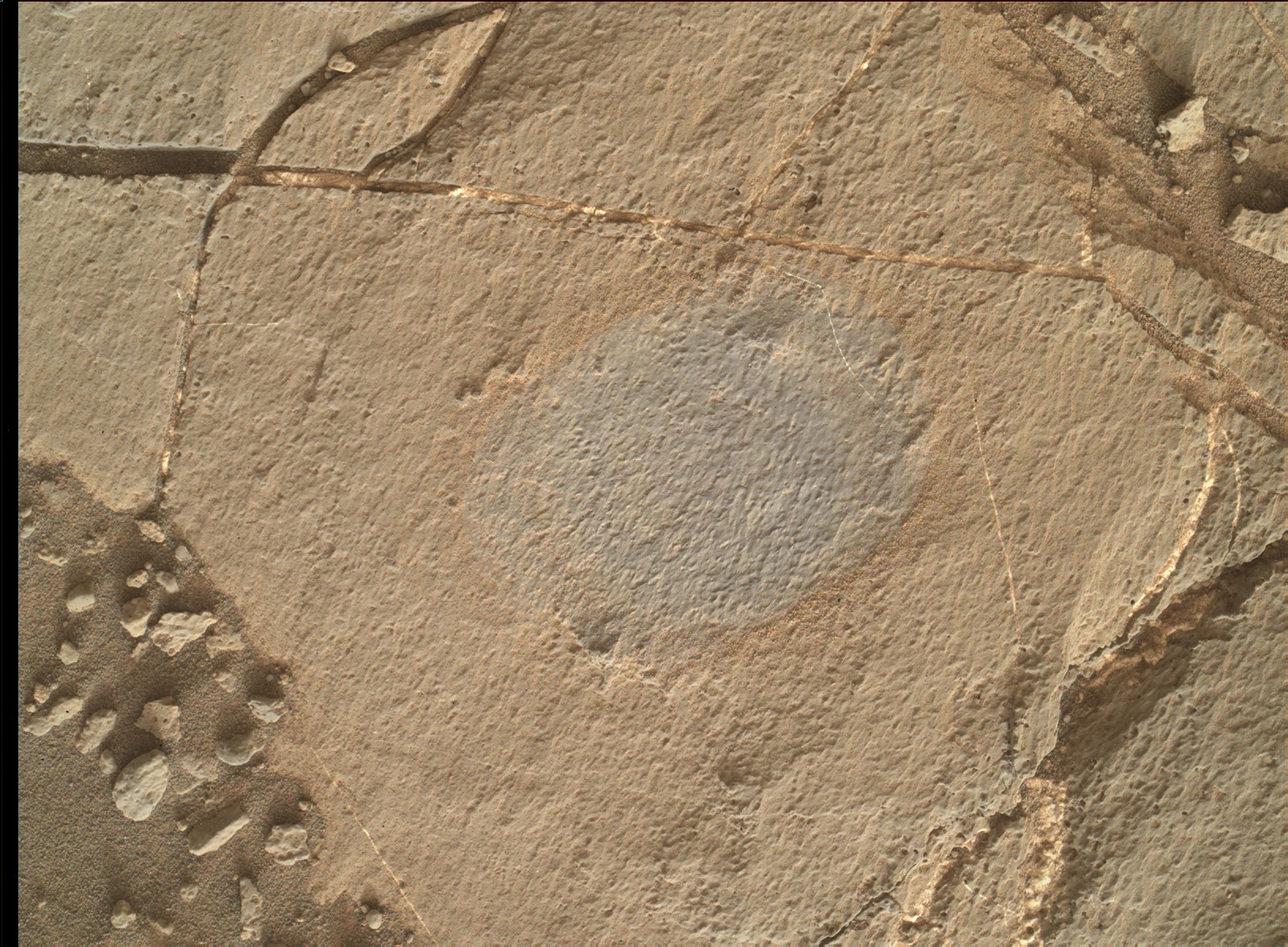 Nasa's Mars rover Curiosity acquired this image using its Mars Hand Lens Imager (MAHLI) on Sol 1157