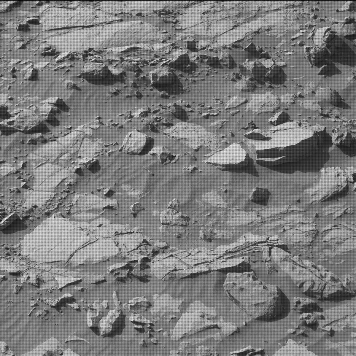 Nasa's Mars rover Curiosity acquired this image using its Mast Camera (Mastcam) on Sol 1163