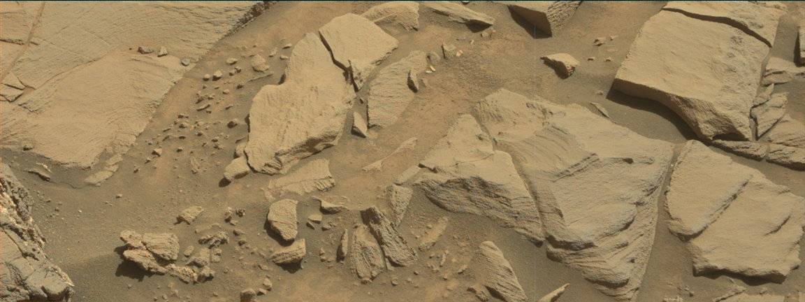 Nasa's Mars rover Curiosity acquired this image using its Mast Camera (Mastcam) on Sol 1166