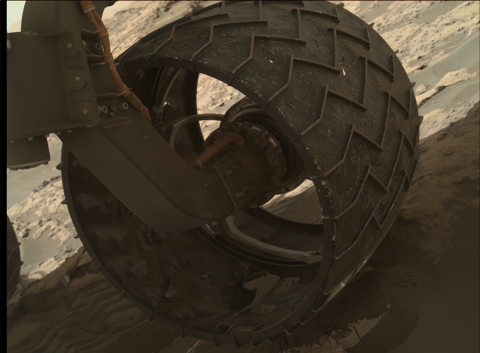 Nasa's Mars rover Curiosity acquired this image using its Mars Hand Lens Imager (MAHLI) on Sol 1178