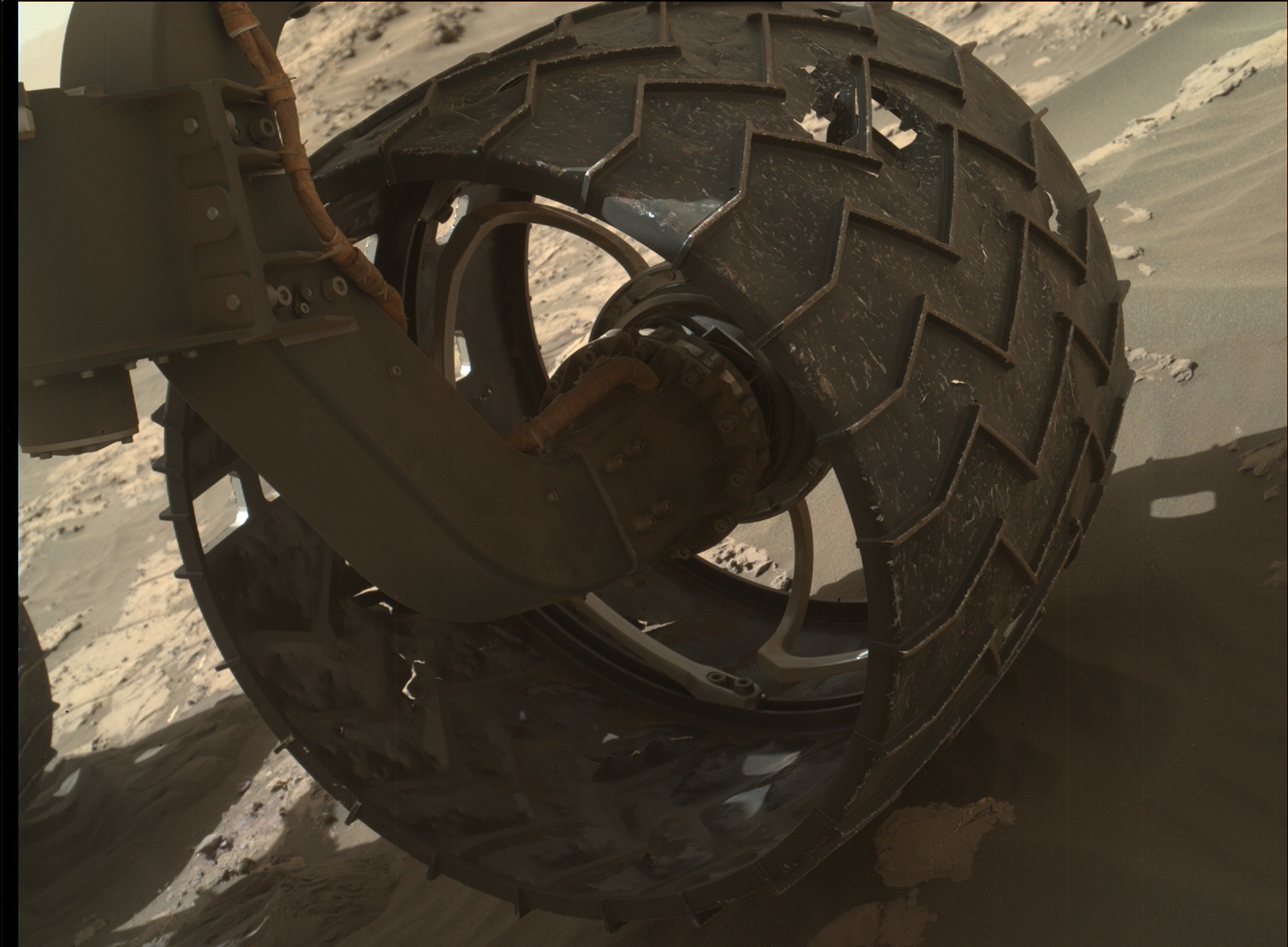 Nasa's Mars rover Curiosity acquired this image using its Mars Hand Lens Imager (MAHLI) on Sol 1179