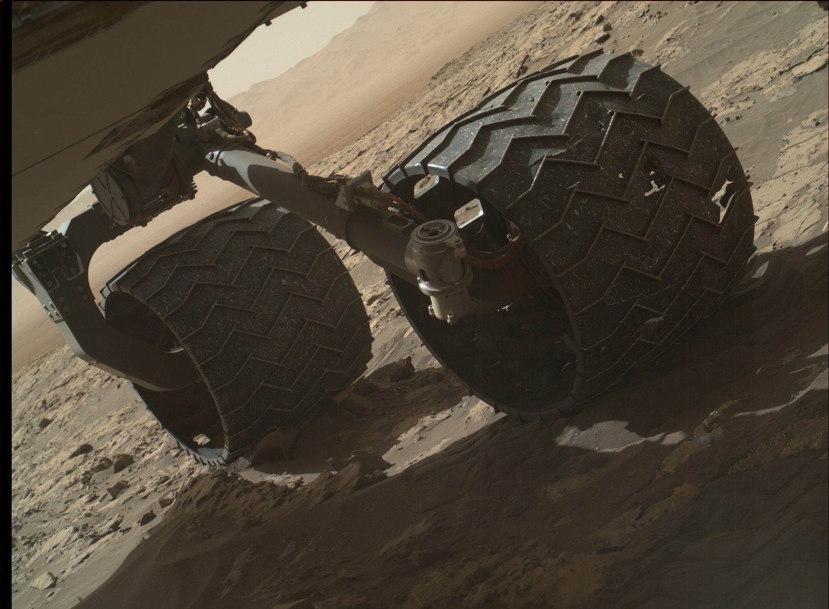 Nasa's Mars rover Curiosity acquired this image using its Mars Hand Lens Imager (MAHLI) on Sol 1179