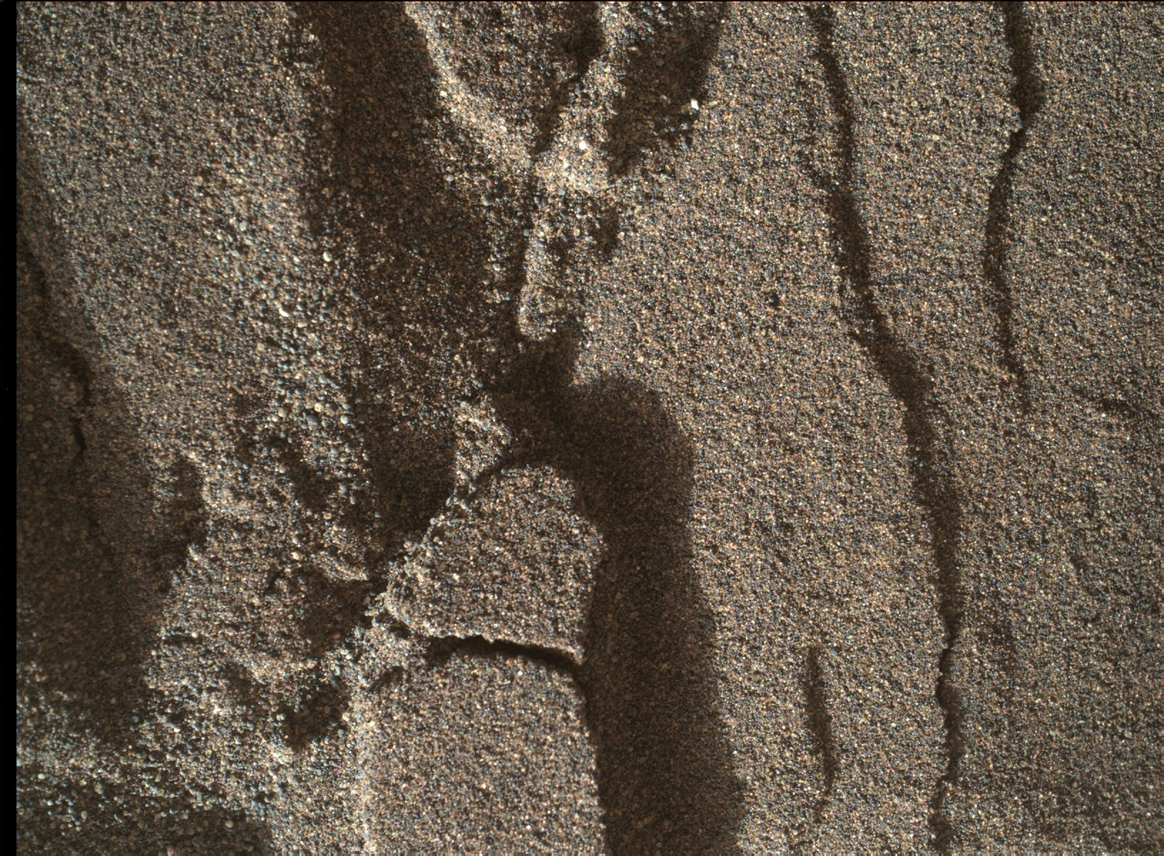 Nasa's Mars rover Curiosity acquired this image using its Mars Hand Lens Imager (MAHLI) on Sol 1182