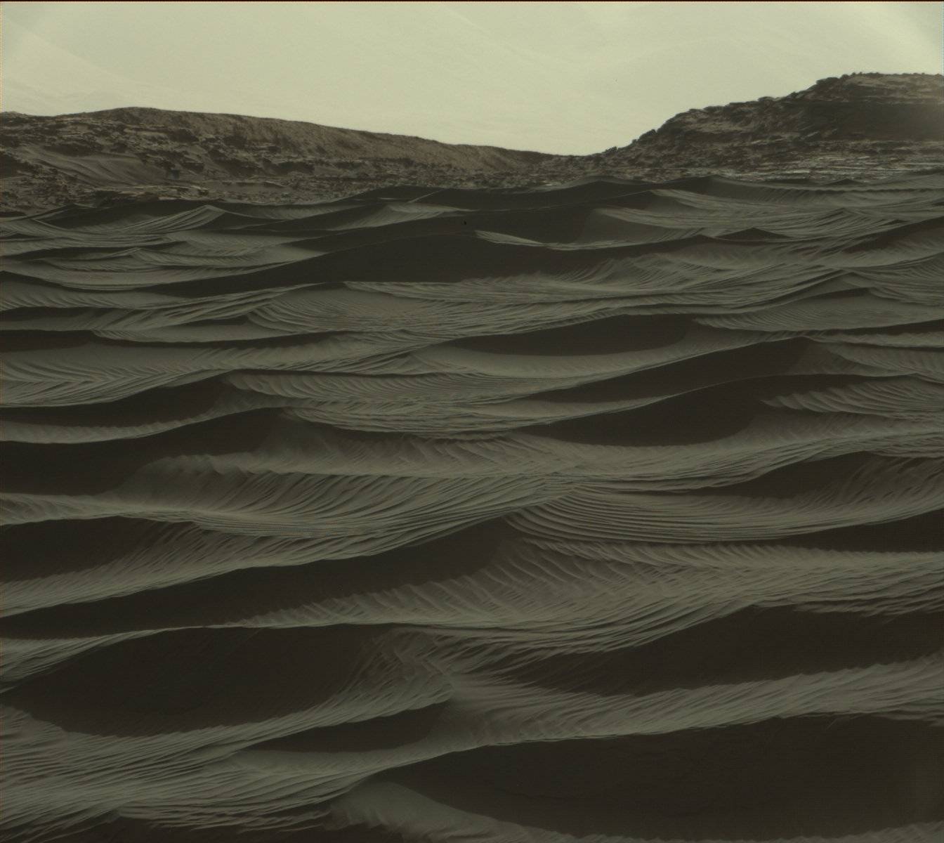 Nasa's Mars rover Curiosity acquired this image using its Mast Camera (Mastcam) on Sol 1190