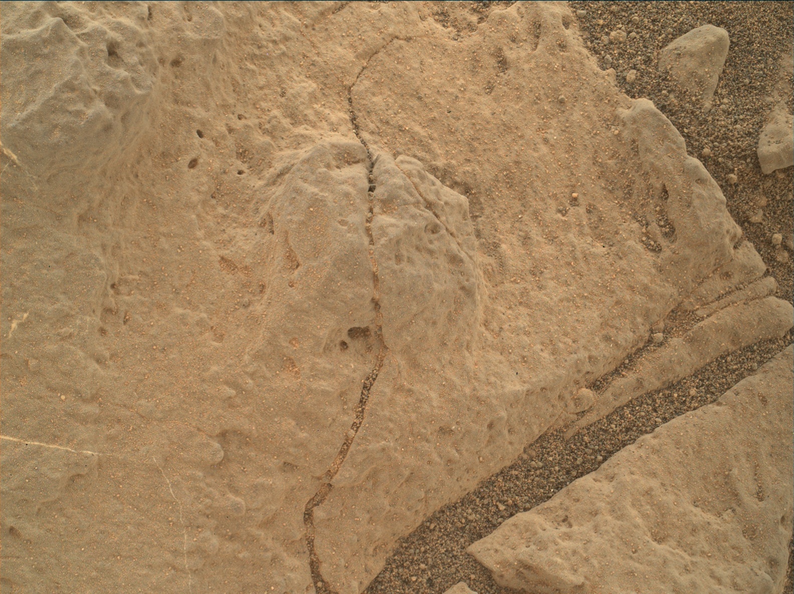 Nasa's Mars rover Curiosity acquired this image using its Mars Hand Lens Imager (MAHLI) on Sol 1191