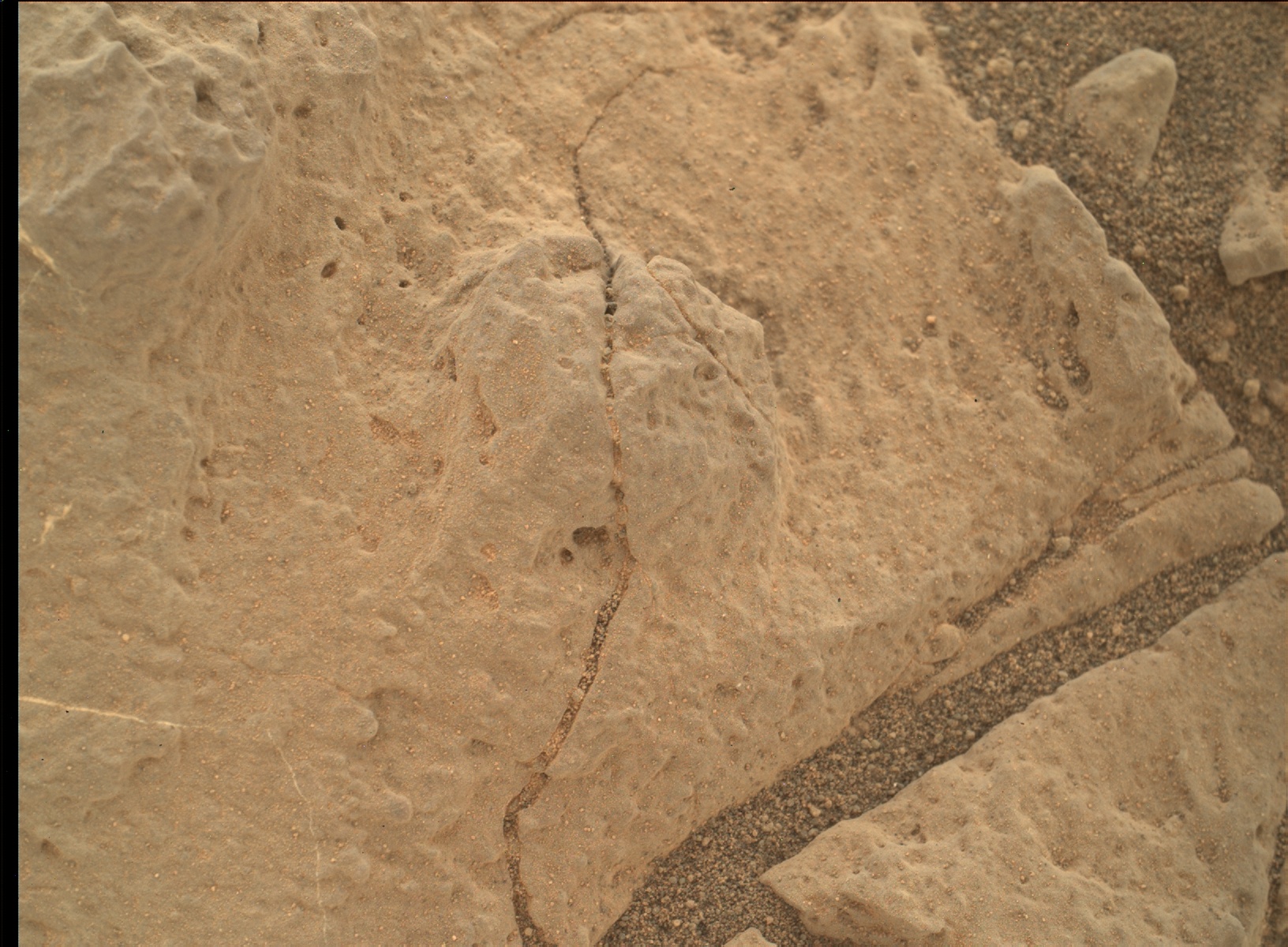 Nasa's Mars rover Curiosity acquired this image using its Mars Hand Lens Imager (MAHLI) on Sol 1191