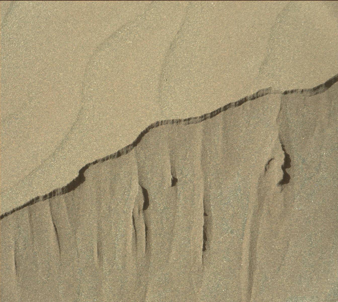 Nasa's Mars rover Curiosity acquired this image using its Mast Camera (Mastcam) on Sol 1237