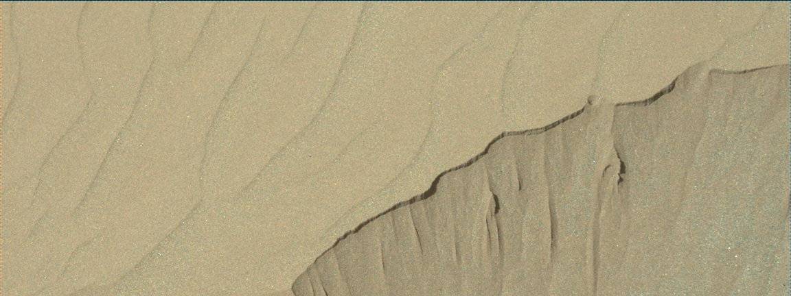 Nasa's Mars rover Curiosity acquired this image using its Mast Camera (Mastcam) on Sol 1239
