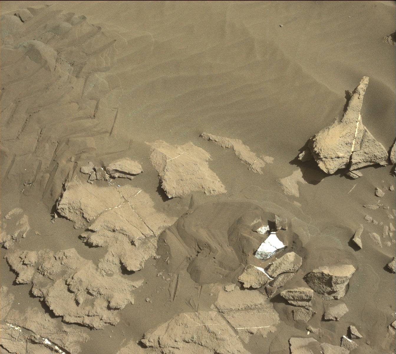 Nasa's Mars rover Curiosity acquired this image using its Mast Camera (Mastcam) on Sol 1243
