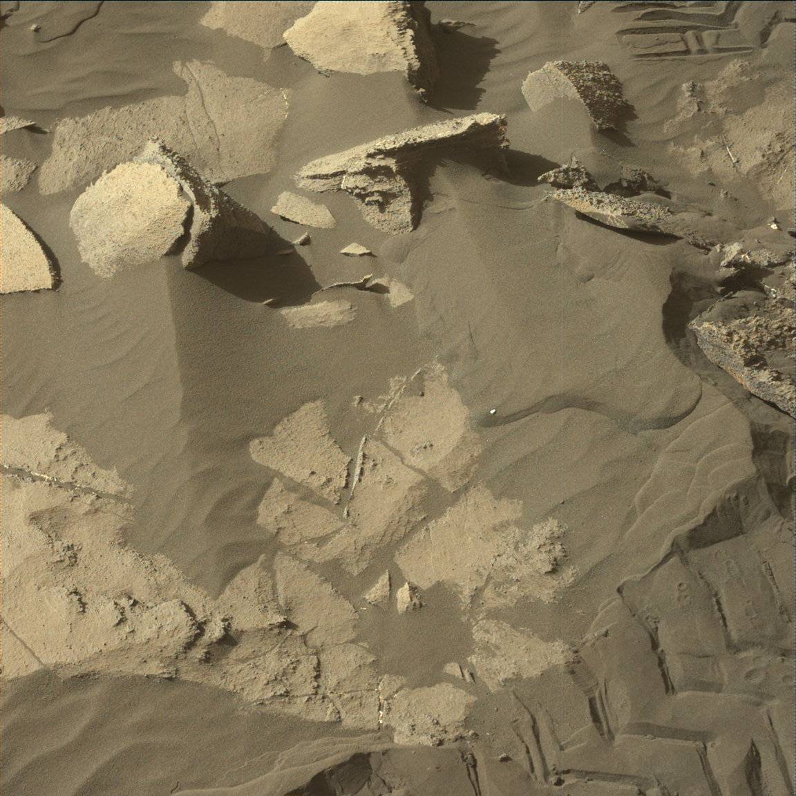 Nasa's Mars rover Curiosity acquired this image using its Mast Camera (Mastcam) on Sol 1244