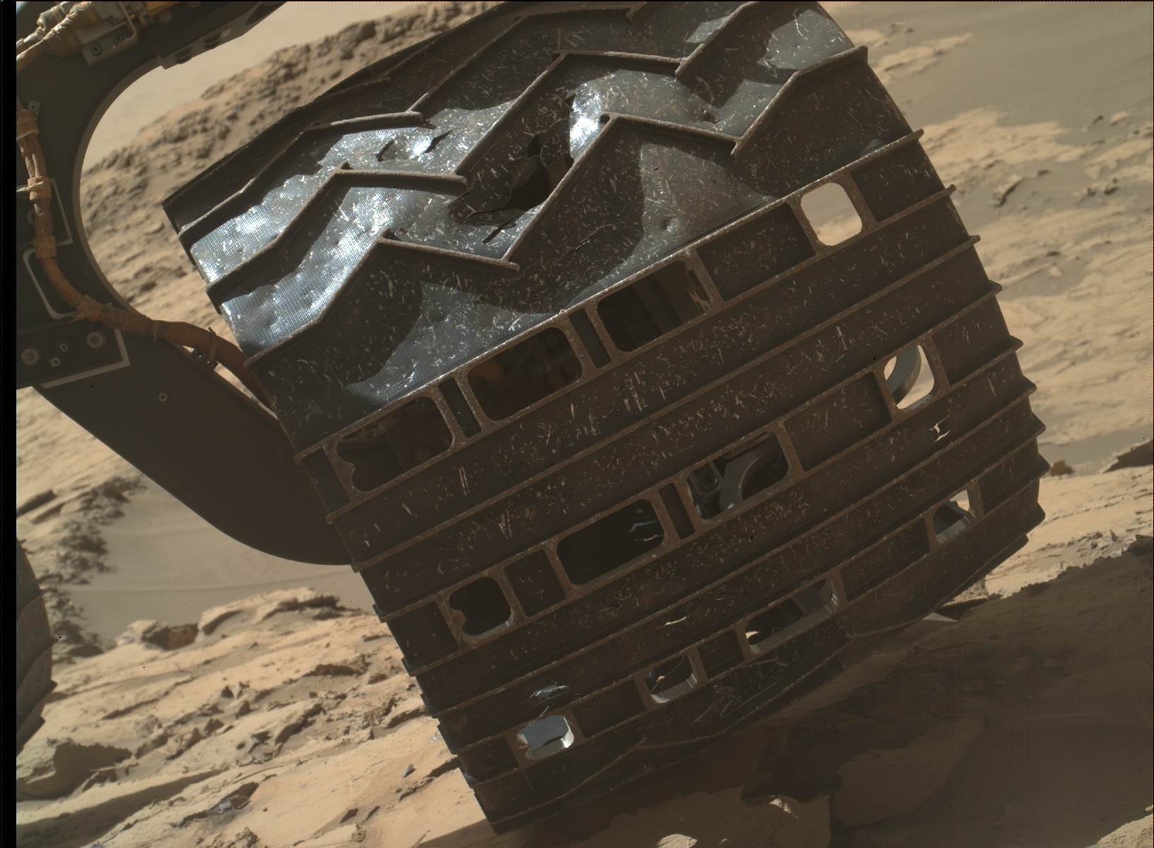 Nasa's Mars rover Curiosity acquired this image using its Mars Hand Lens Imager (MAHLI) on Sol 1260