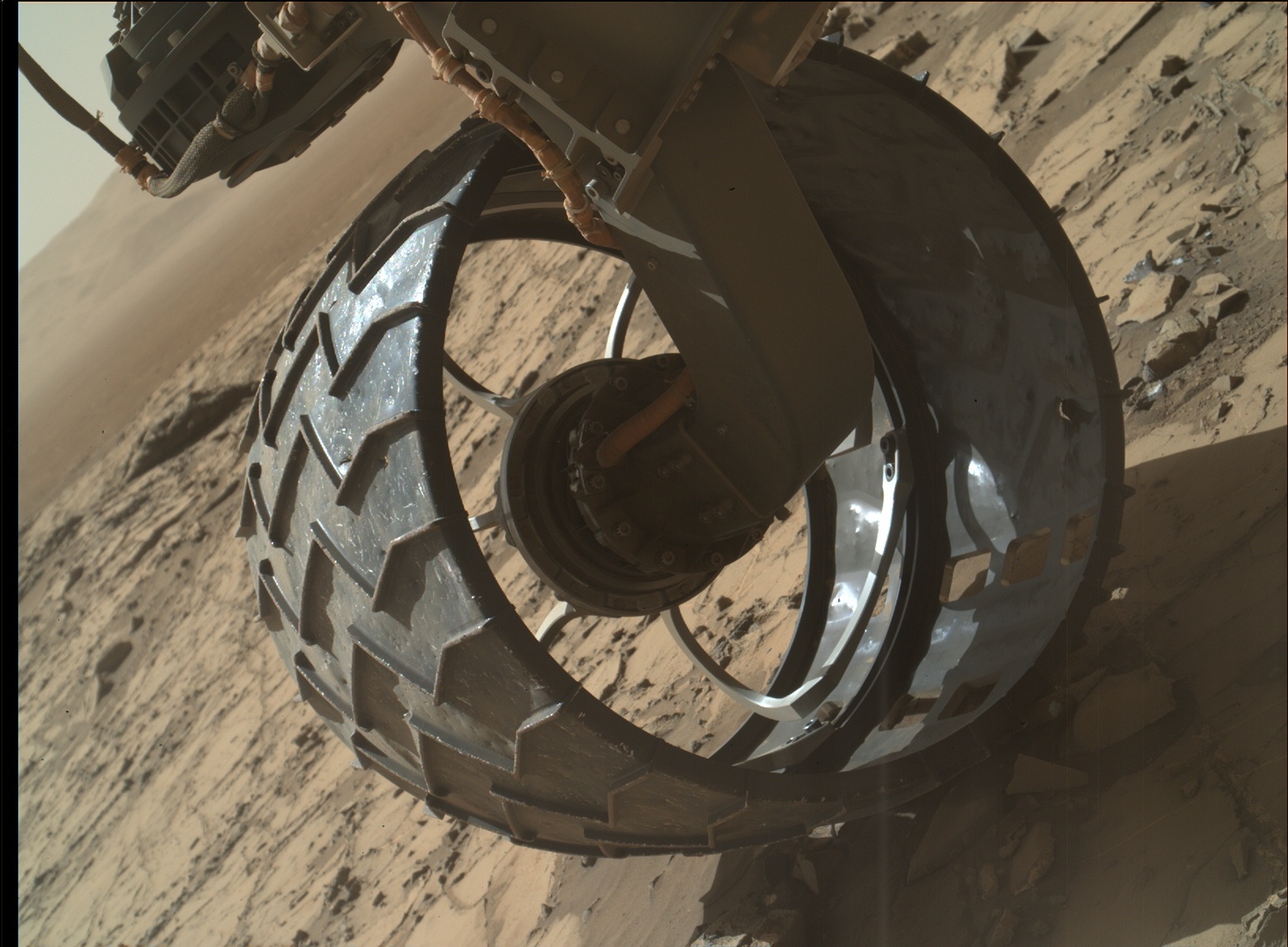 Nasa's Mars rover Curiosity acquired this image using its Mars Hand Lens Imager (MAHLI) on Sol 1269