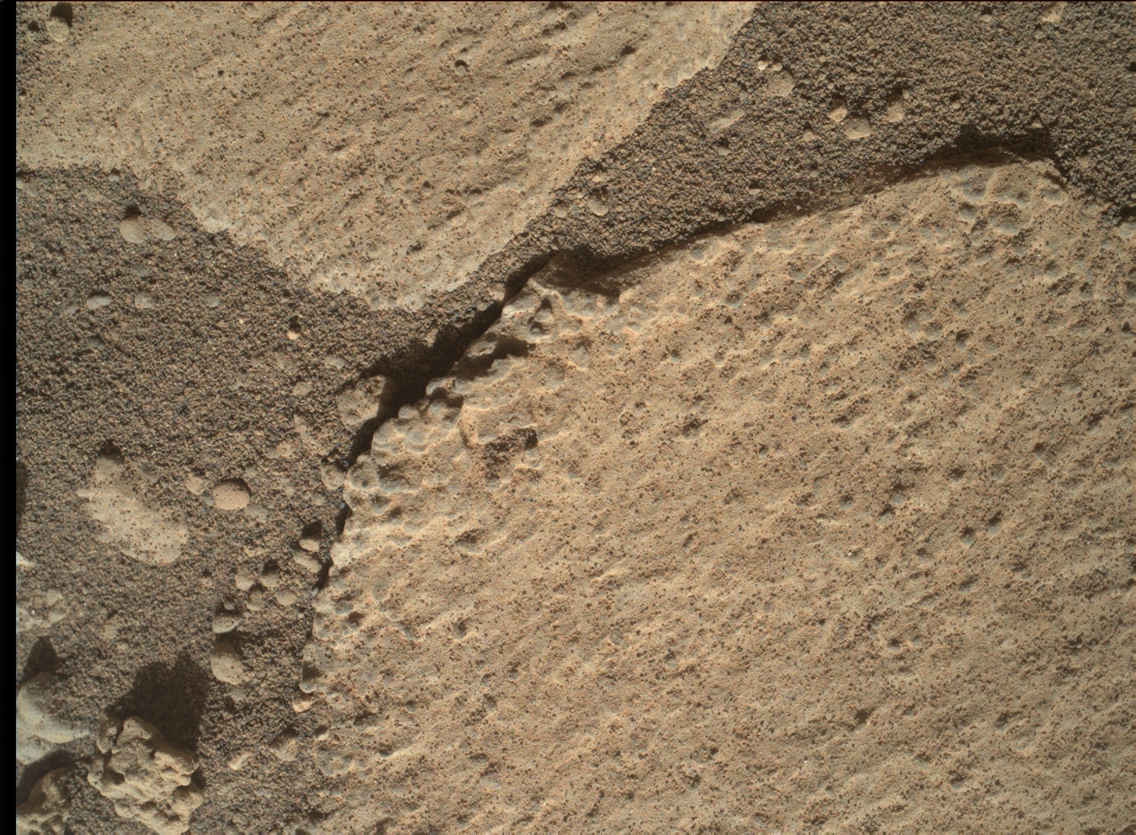 Nasa's Mars rover Curiosity acquired this image using its Mars Hand Lens Imager (MAHLI) on Sol 1271