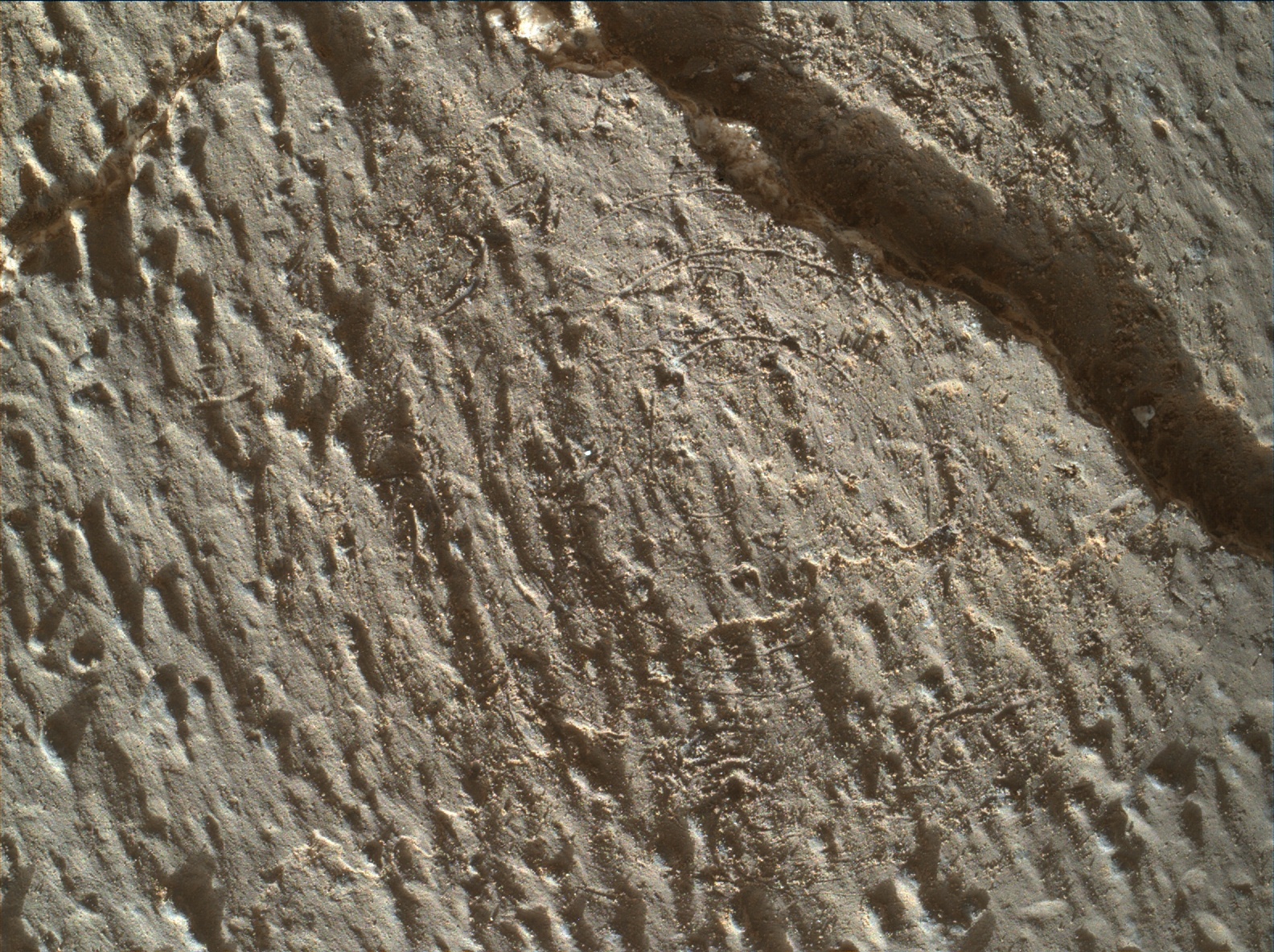 Nasa's Mars rover Curiosity acquired this image using its Mars Hand Lens Imager (MAHLI) on Sol 1276