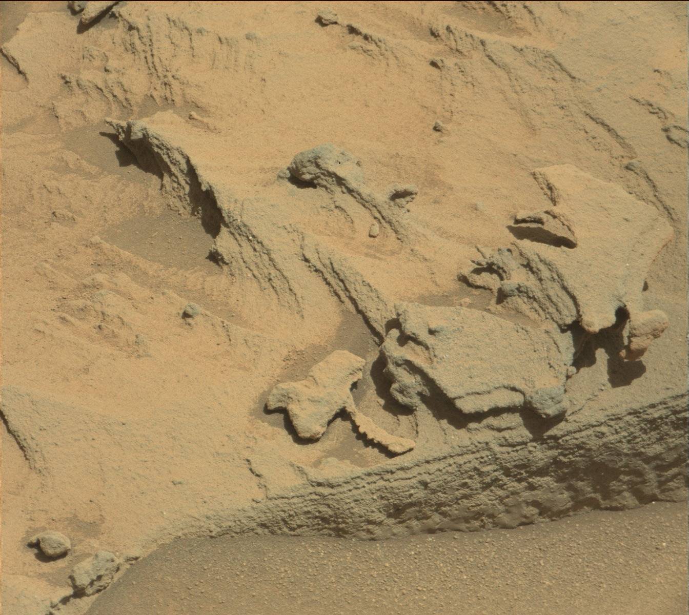 Nasa's Mars rover Curiosity acquired this image using its Mast Camera (Mastcam) on Sol 1283