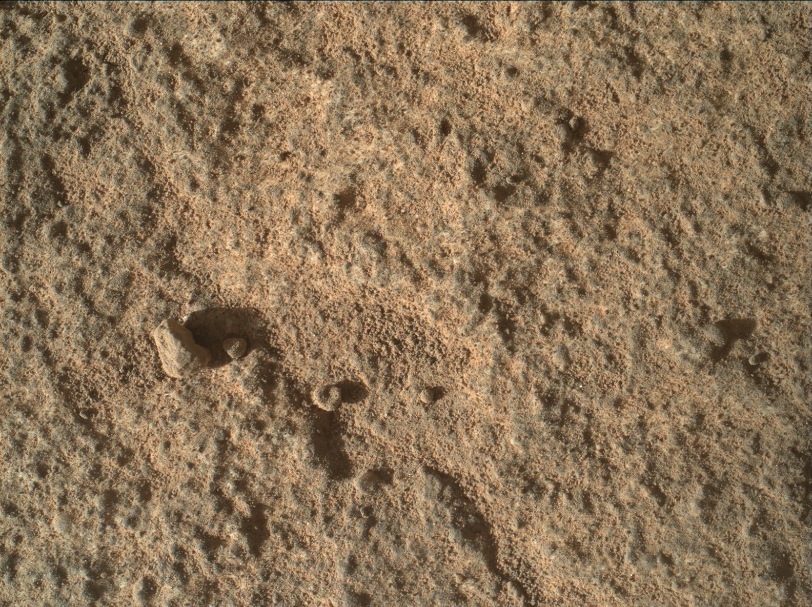 Nasa's Mars rover Curiosity acquired this image using its Mars Hand Lens Imager (MAHLI) on Sol 1288