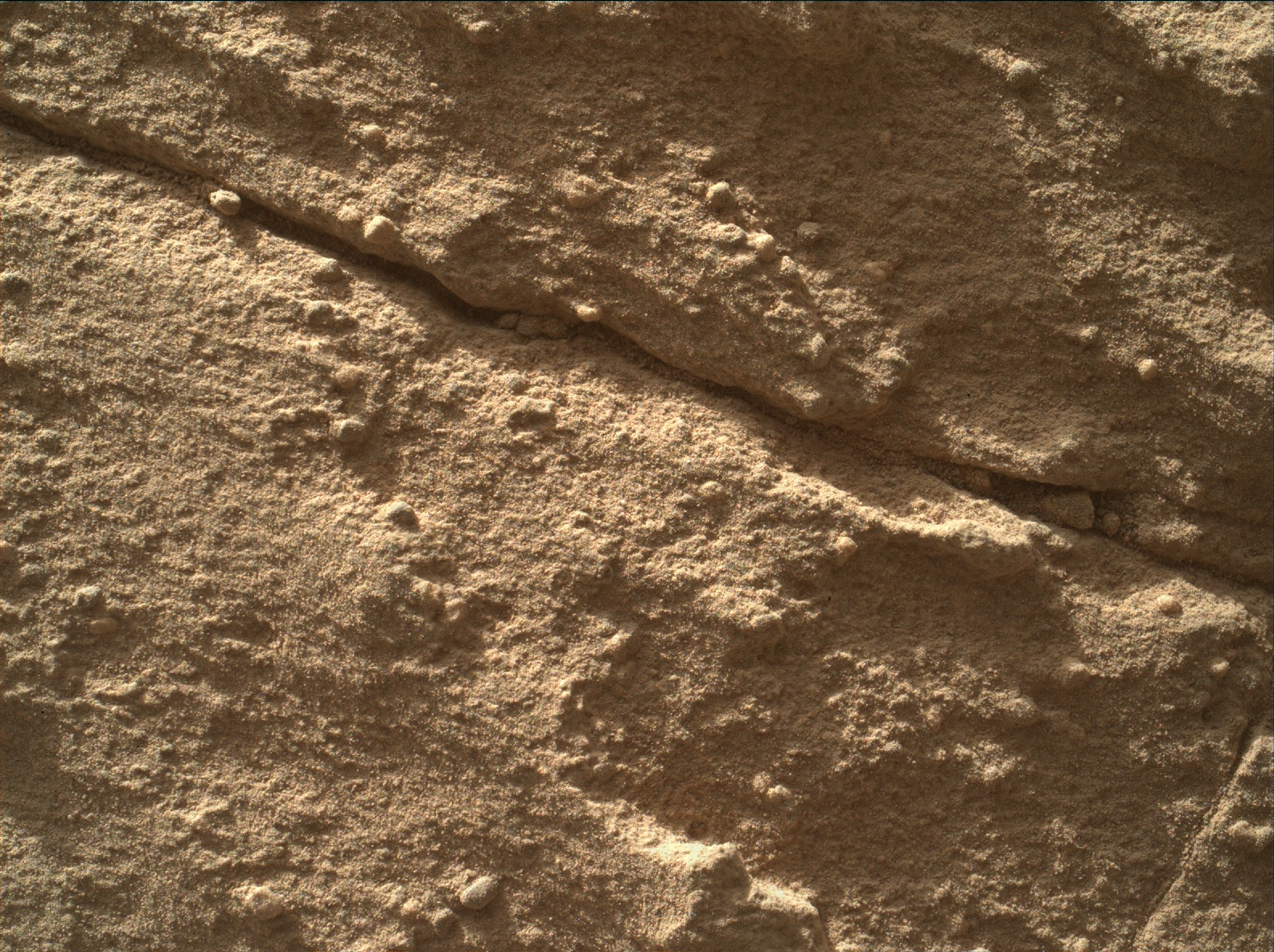 Nasa's Mars rover Curiosity acquired this image using its Mars Hand Lens Imager (MAHLI) on Sol 1300