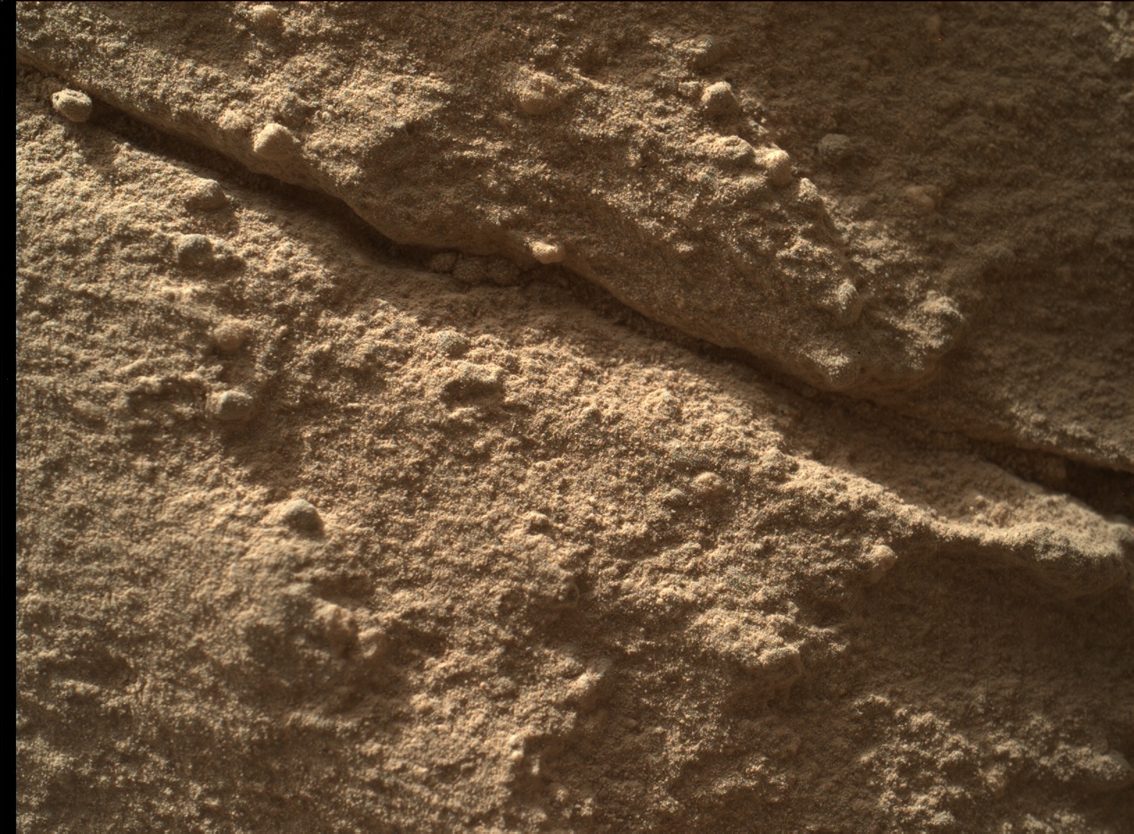 Nasa's Mars rover Curiosity acquired this image using its Mars Hand Lens Imager (MAHLI) on Sol 1300