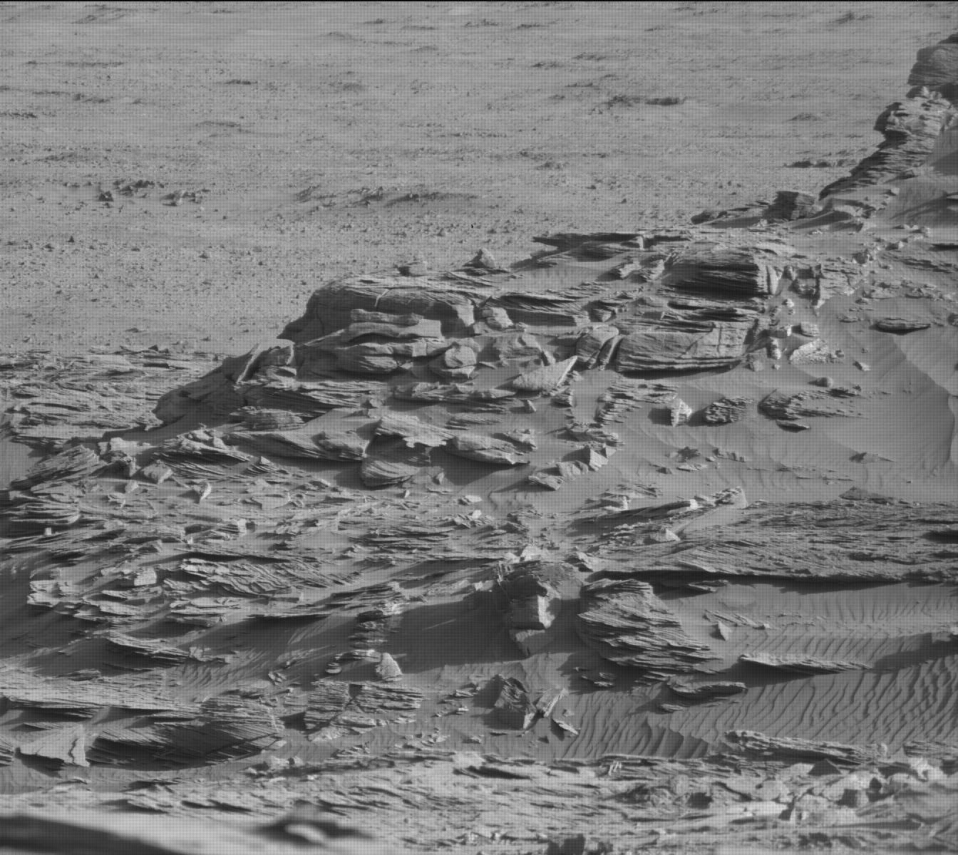 Nasa's Mars rover Curiosity acquired this image using its Mast Camera (Mastcam) on Sol 1301