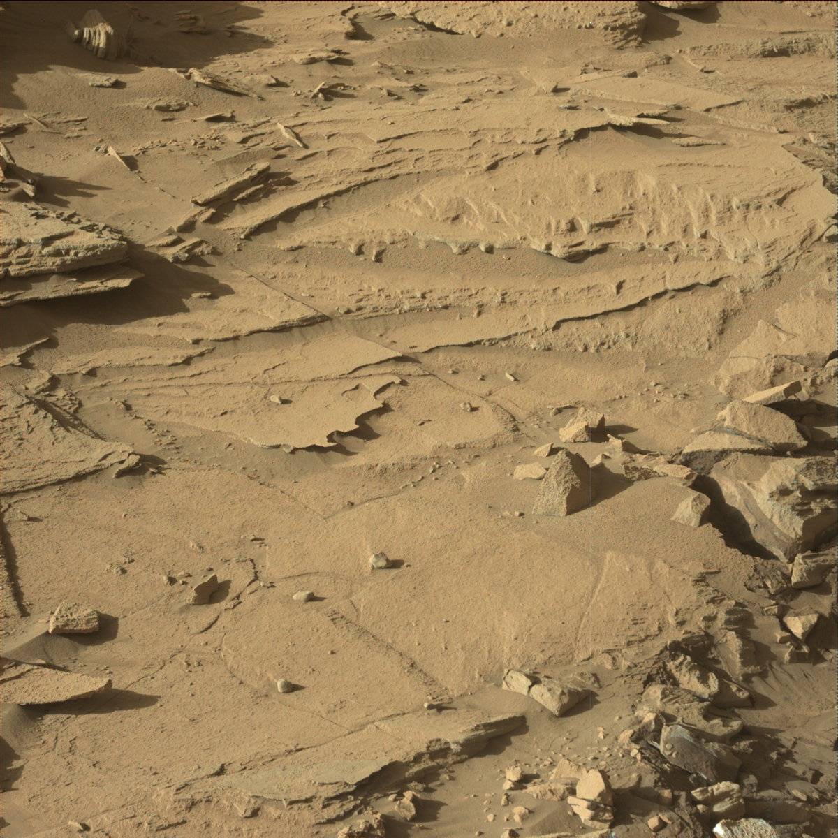 Nasa's Mars rover Curiosity acquired this image using its Mast Camera (Mastcam) on Sol 1302