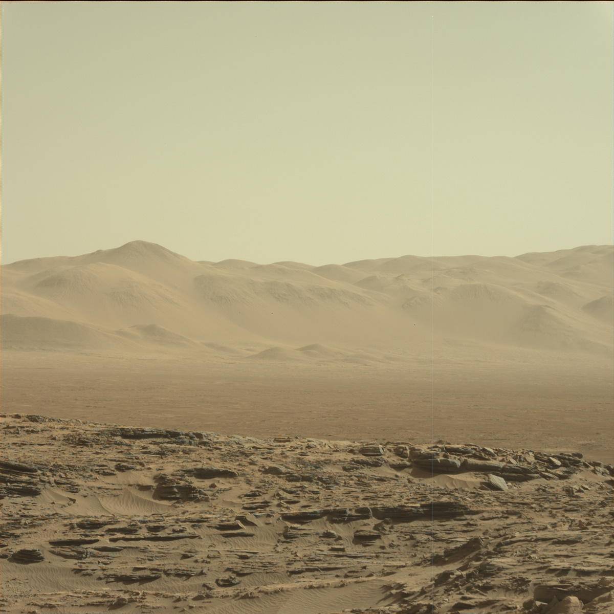 Nasa's Mars rover Curiosity acquired this image using its Mast Camera (Mastcam) on Sol 1306