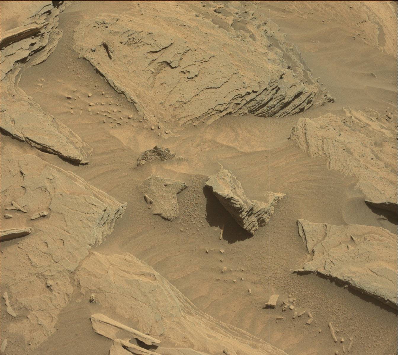 Nasa's Mars rover Curiosity acquired this image using its Mast Camera (Mastcam) on Sol 1311