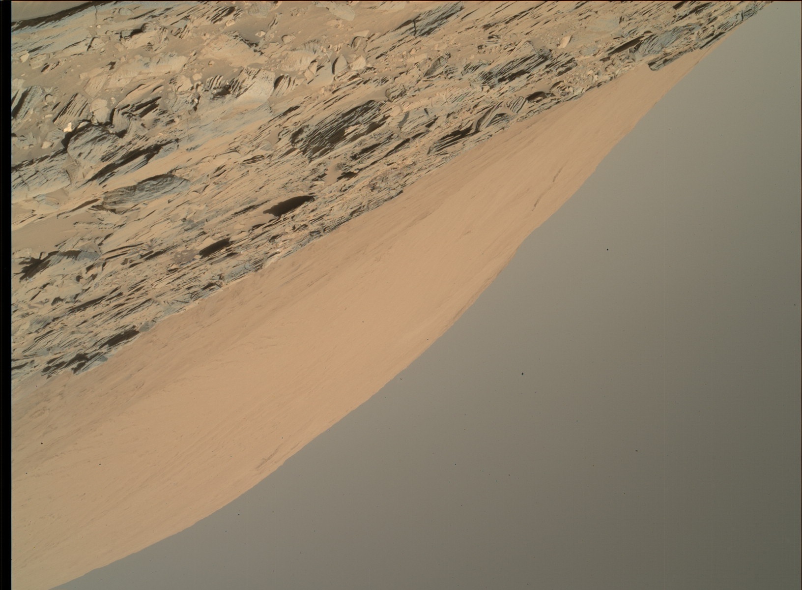 Nasa's Mars rover Curiosity acquired this image using its Mars Hand Lens Imager (MAHLI) on Sol 1311