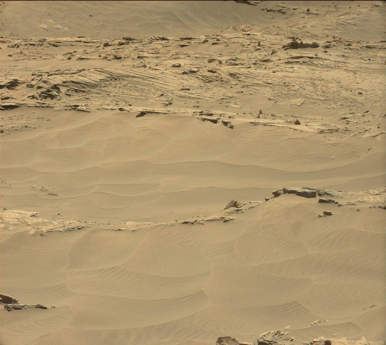 Nasa's Mars rover Curiosity acquired this image using its Mast Camera (Mastcam) on Sol 1312