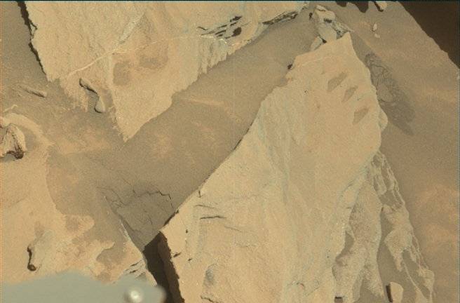 Nasa's Mars rover Curiosity acquired this image using its Mast Camera (Mastcam) on Sol 1312