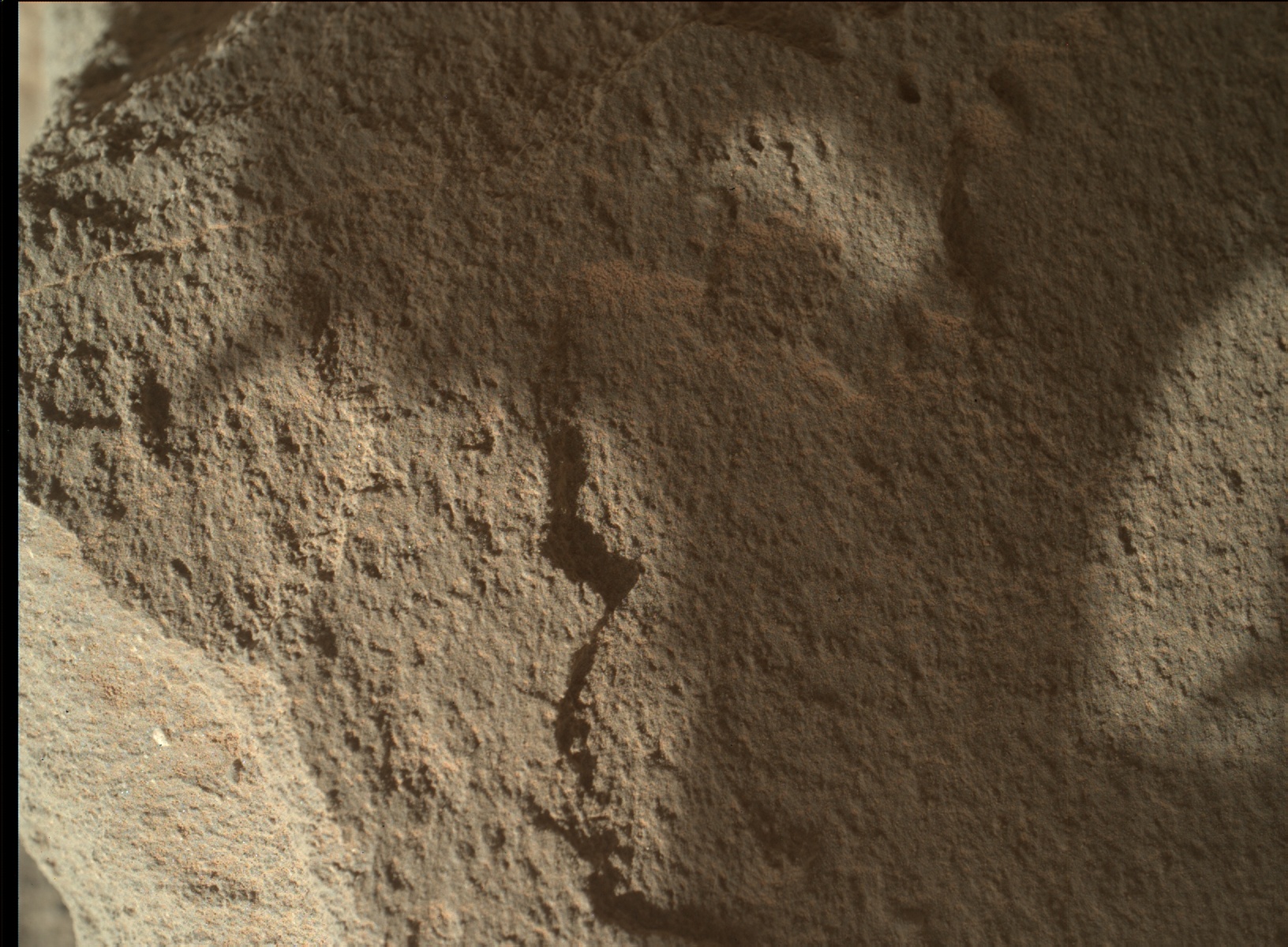 Nasa's Mars rover Curiosity acquired this image using its Mars Hand Lens Imager (MAHLI) on Sol 1313
