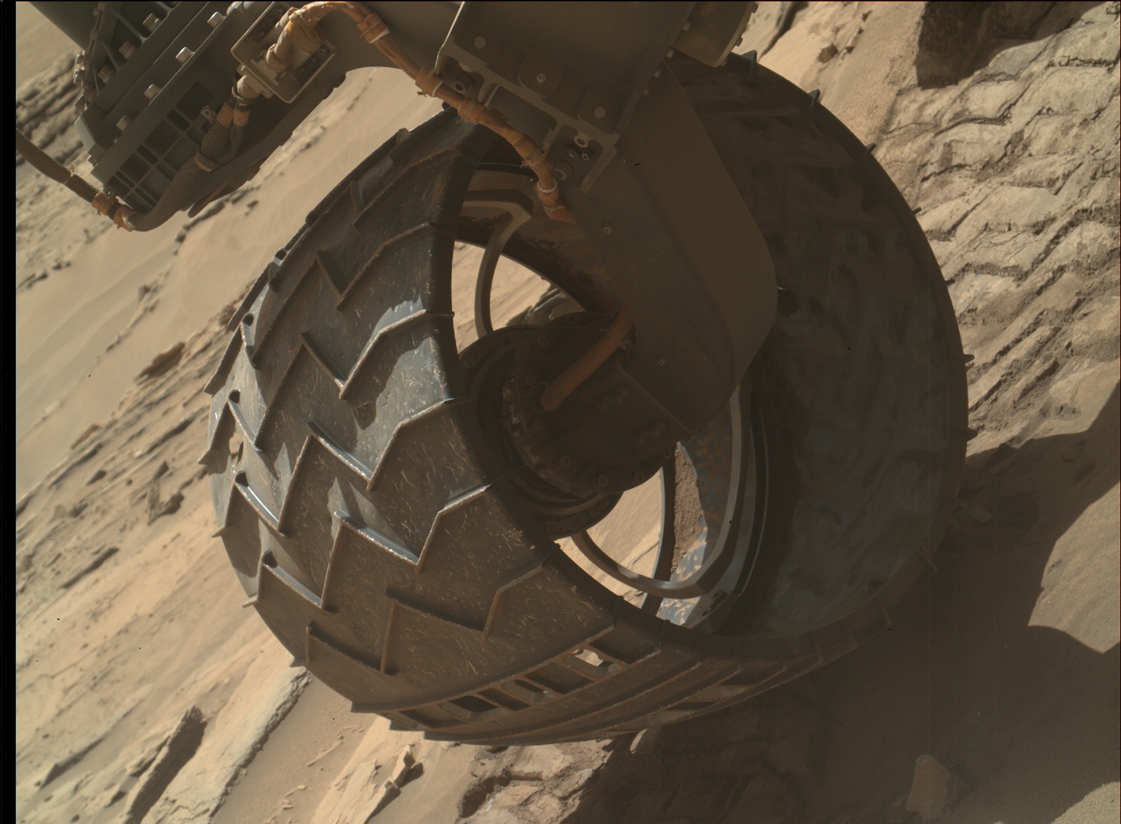 Nasa's Mars rover Curiosity acquired this image using its Mars Hand Lens Imager (MAHLI) on Sol 1315