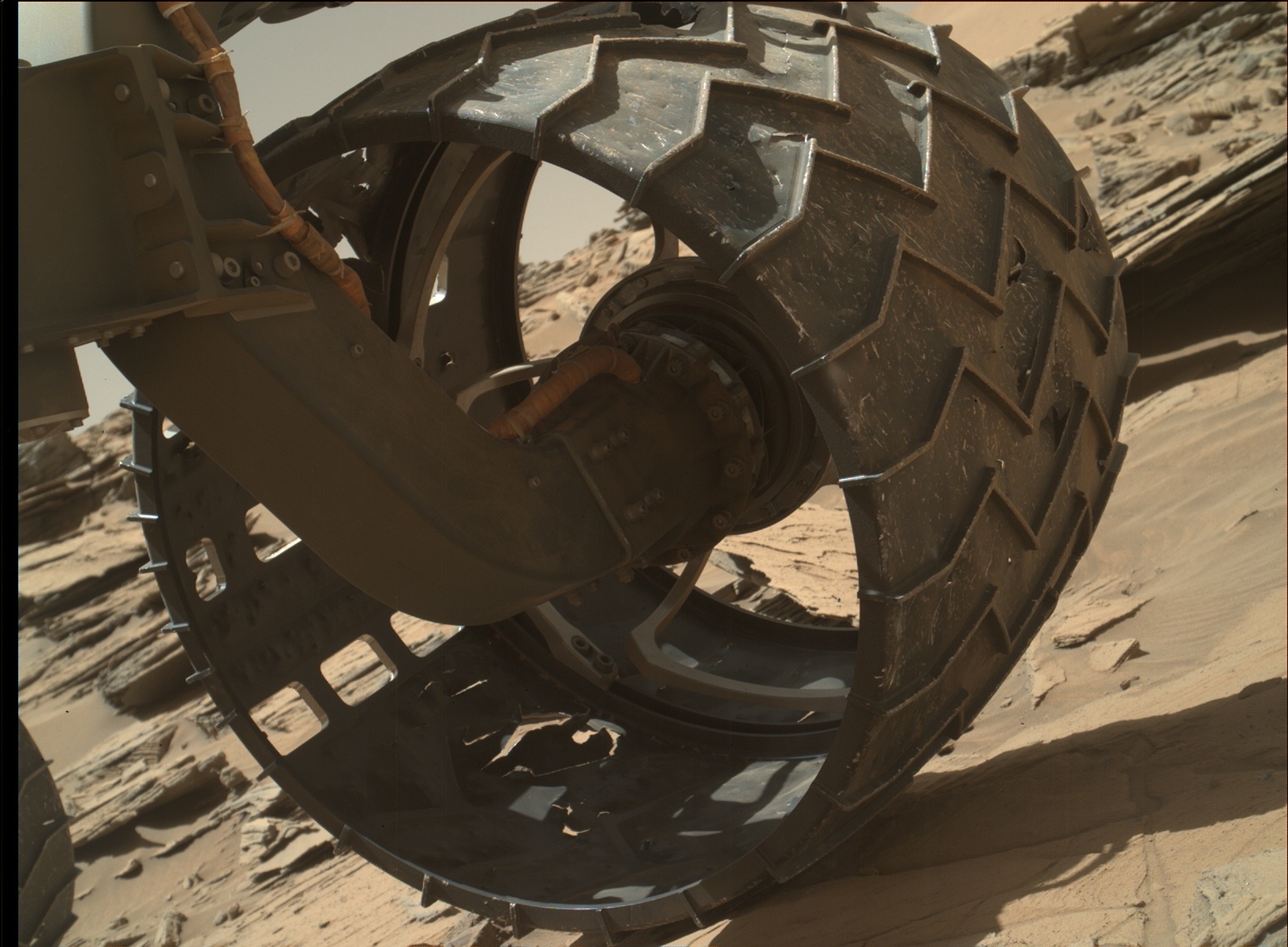 Nasa's Mars rover Curiosity acquired this image using its Mars Hand Lens Imager (MAHLI) on Sol 1315