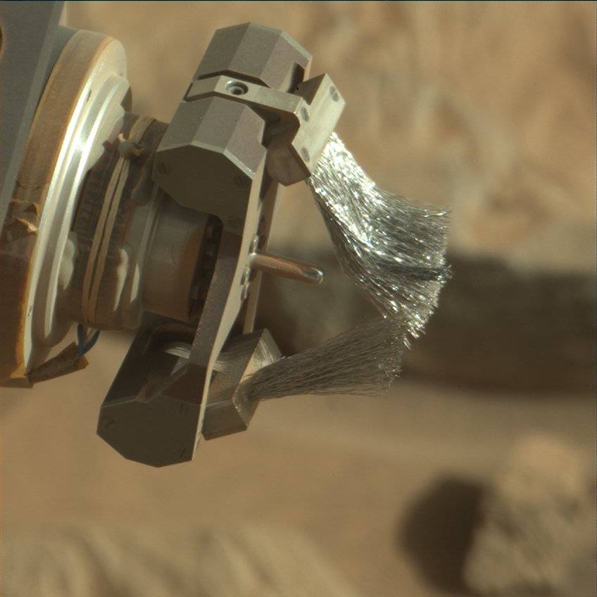 Nasa's Mars rover Curiosity acquired this image using its Mast Camera (Mastcam) on Sol 1318