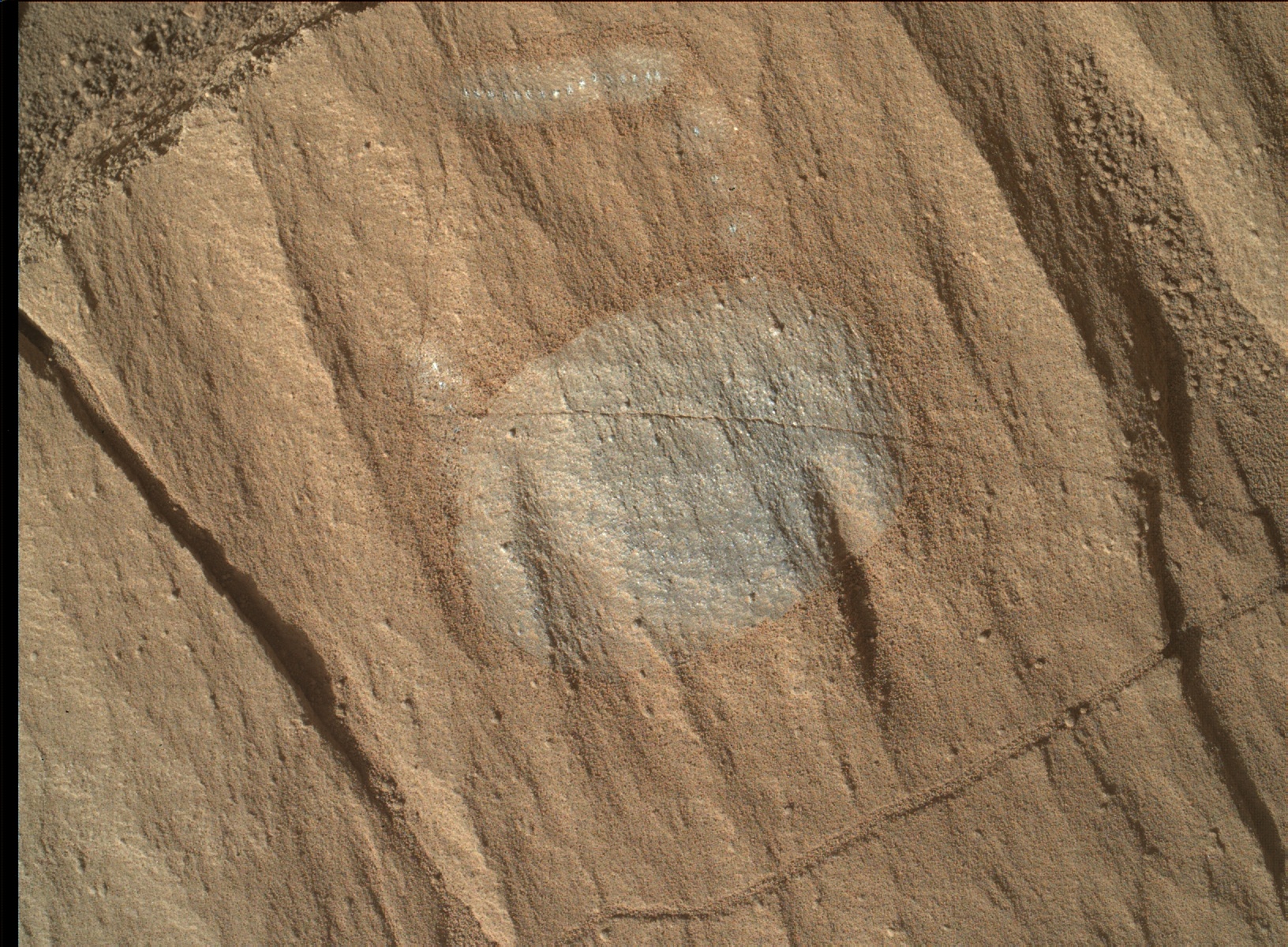 Nasa's Mars rover Curiosity acquired this image using its Mars Hand Lens Imager (MAHLI) on Sol 1318