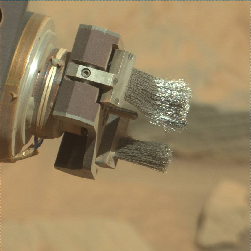 Nasa's Mars rover Curiosity acquired this image using its Mast Camera (Mastcam) on Sol 1319