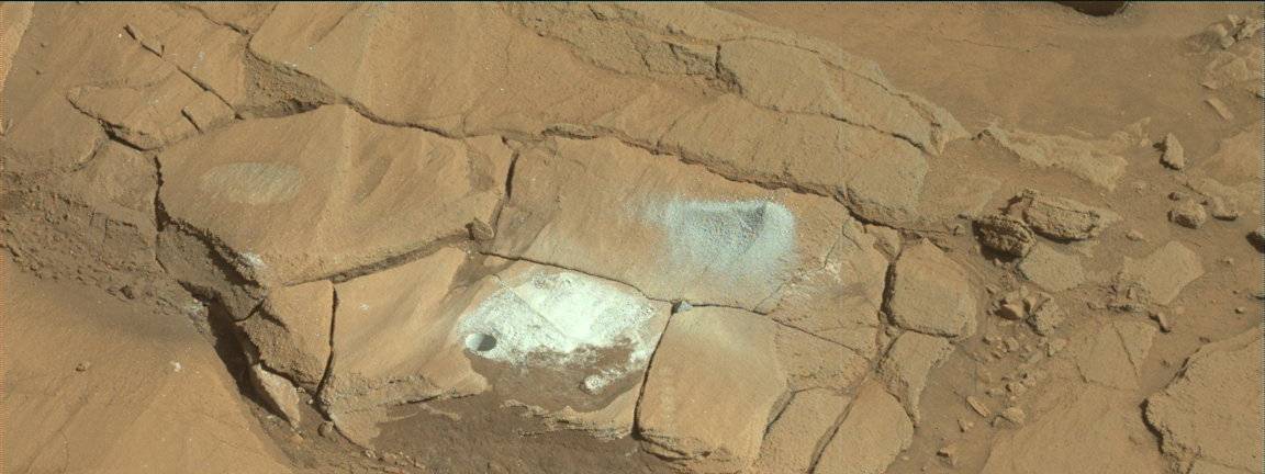 Nasa's Mars rover Curiosity acquired this image using its Mast Camera (Mastcam) on Sol 1324