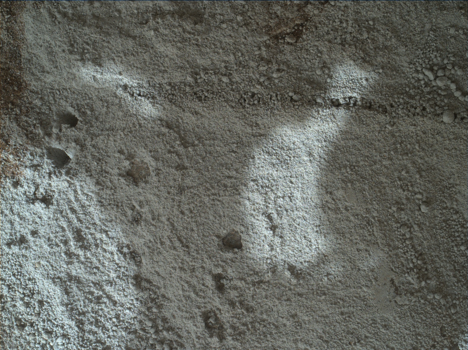Nasa's Mars rover Curiosity acquired this image using its Mars Hand Lens Imager (MAHLI) on Sol 1326