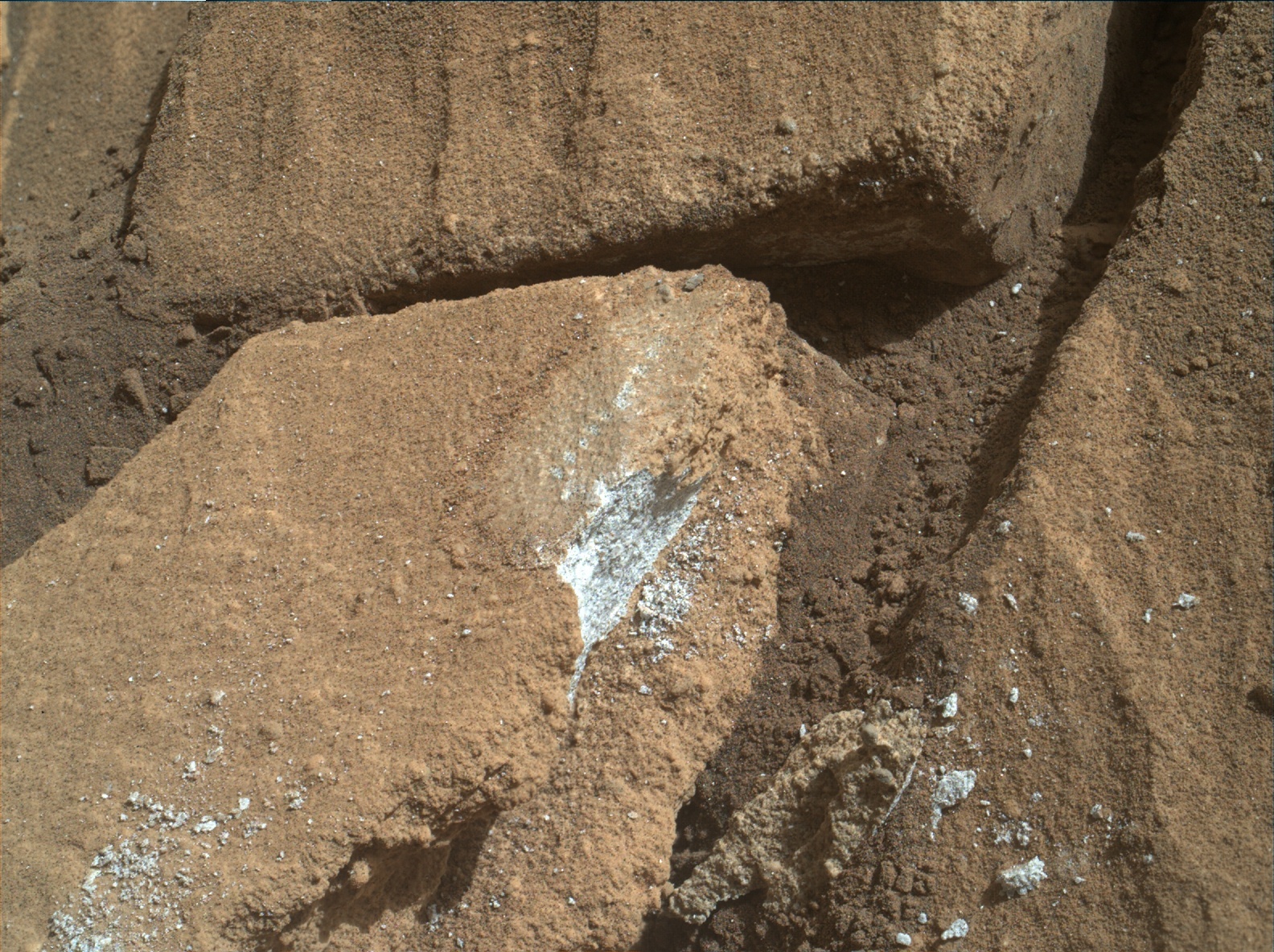 Nasa's Mars rover Curiosity acquired this image using its Mars Hand Lens Imager (MAHLI) on Sol 1326