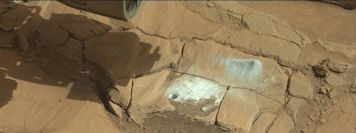 Nasa's Mars rover Curiosity acquired this image using its Mast Camera (Mastcam) on Sol 1327
