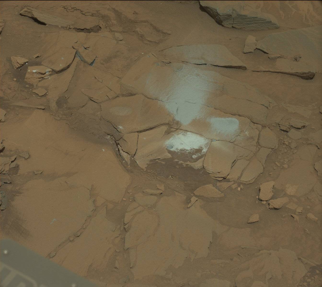 Nasa's Mars rover Curiosity acquired this image using its Mast Camera (Mastcam) on Sol 1328