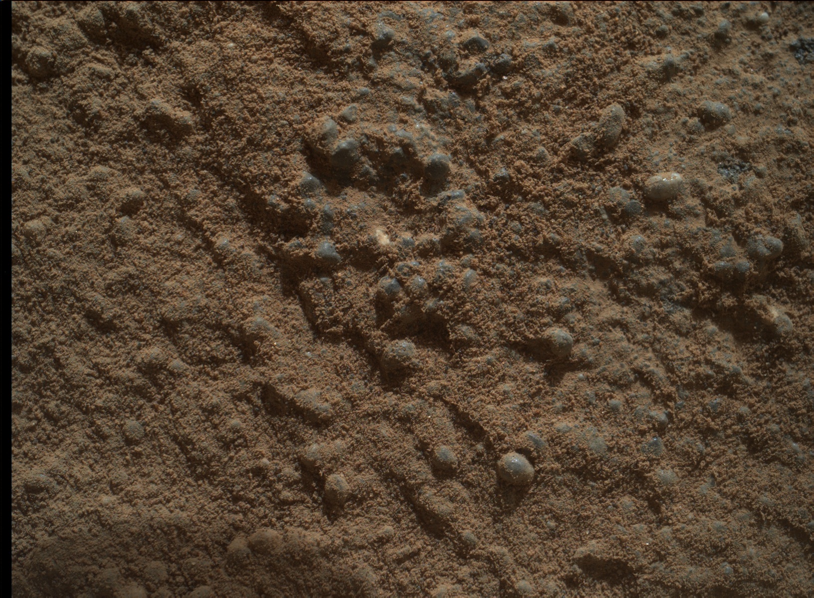 Nasa's Mars rover Curiosity acquired this image using its Mars Hand Lens Imager (MAHLI) on Sol 1330