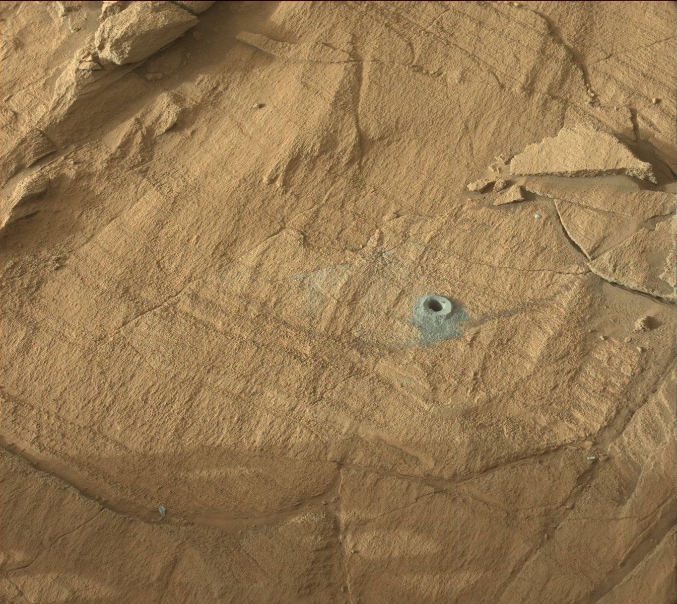 Nasa's Mars rover Curiosity acquired this image using its Mast Camera (Mastcam) on Sol 1332