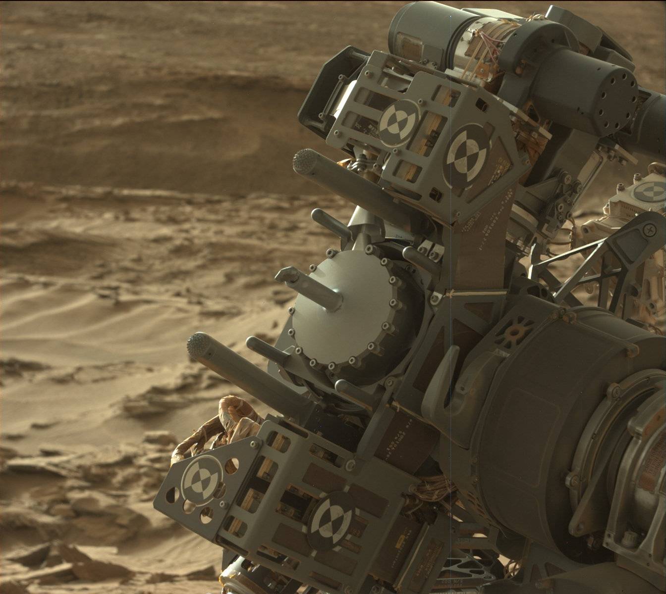 Nasa's Mars rover Curiosity acquired this image using its Mast Camera (Mastcam) on Sol 1332