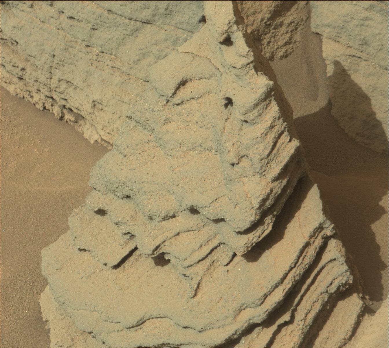 Nasa's Mars rover Curiosity acquired this image using its Mast Camera (Mastcam) on Sol 1335