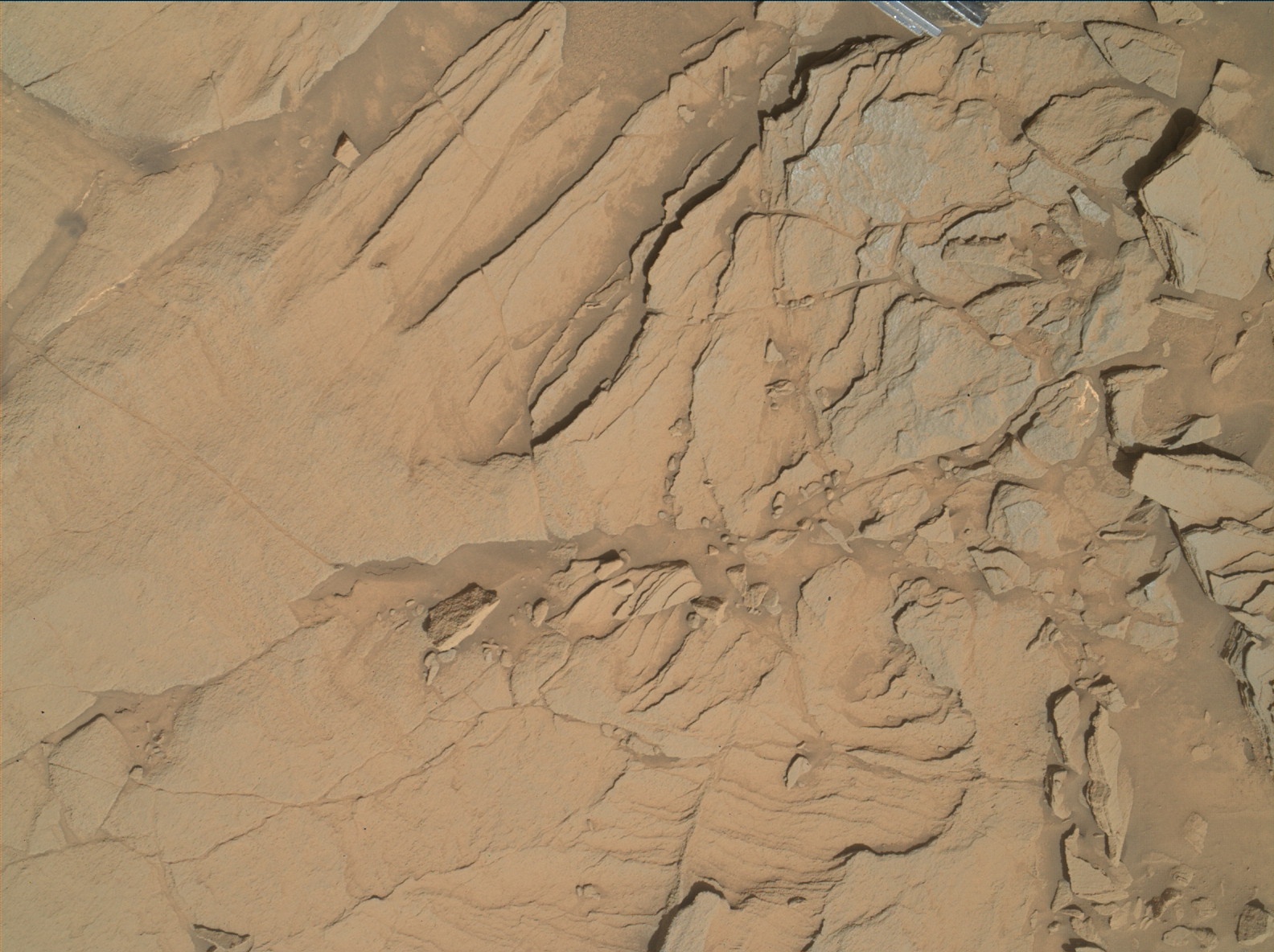 Nasa's Mars rover Curiosity acquired this image using its Mars Hand Lens Imager (MAHLI) on Sol 1338