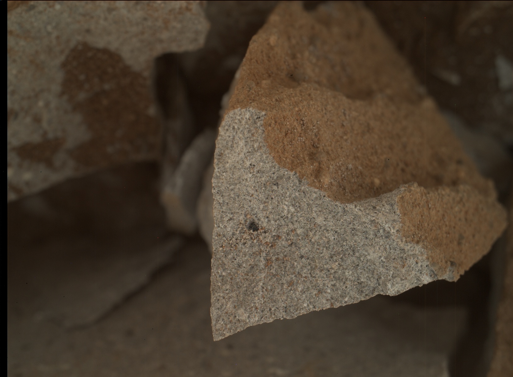 Nasa's Mars rover Curiosity acquired this image using its Mars Hand Lens Imager (MAHLI) on Sol 1344