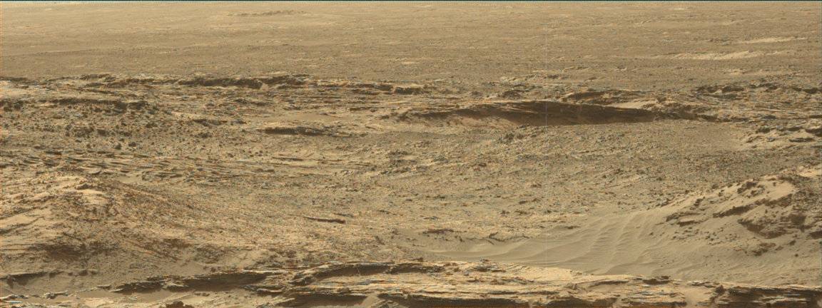 Nasa's Mars rover Curiosity acquired this image using its Mast Camera (Mastcam) on Sol 1348